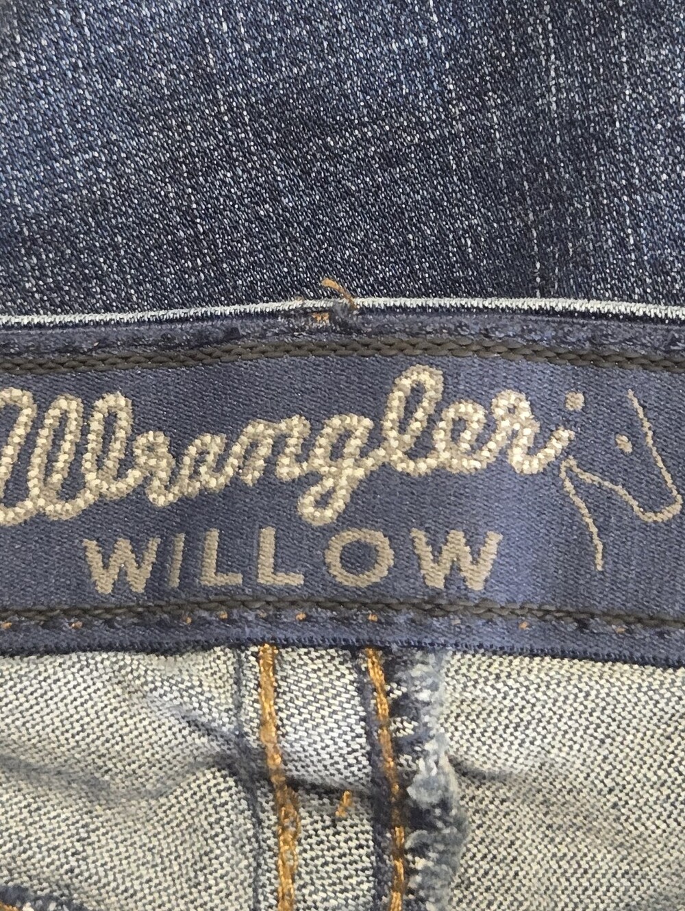 Wrangler Womens Dark Wash No Gap Willow Ultimate Riding Bootcut Jeans Size 7 - Picture 12 of 12